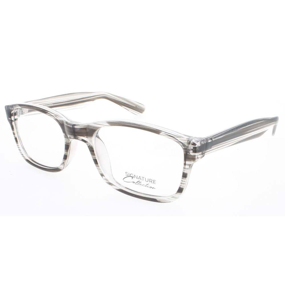 SIGNATURE S7002-GreyStripe-54 Eyeglasses Eye Glasses GREYSTRIPE Authentic New